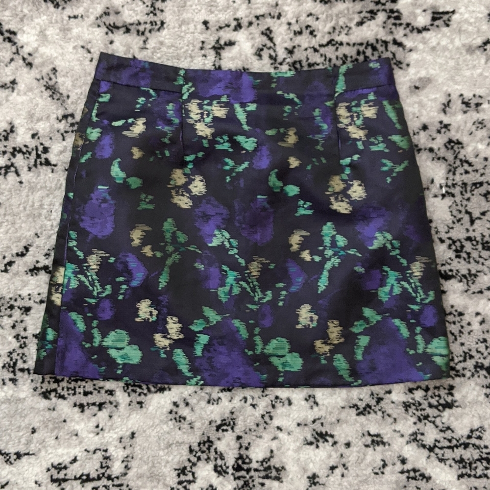 Zara Jacquard Mini Skirt